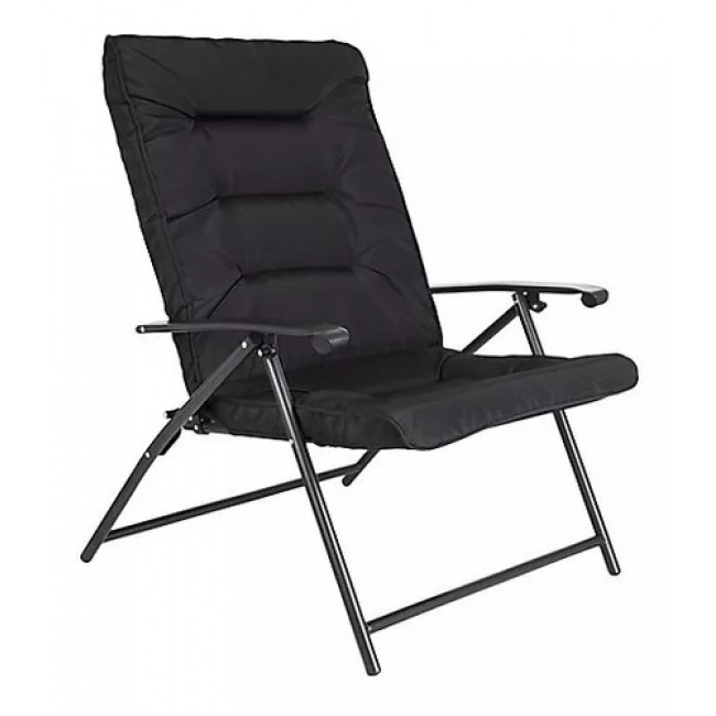 Πολυθρόνα relax "RONA" πτυσσόμενη 2 θέσεων σε χρώμα μαύρο 68x74x93