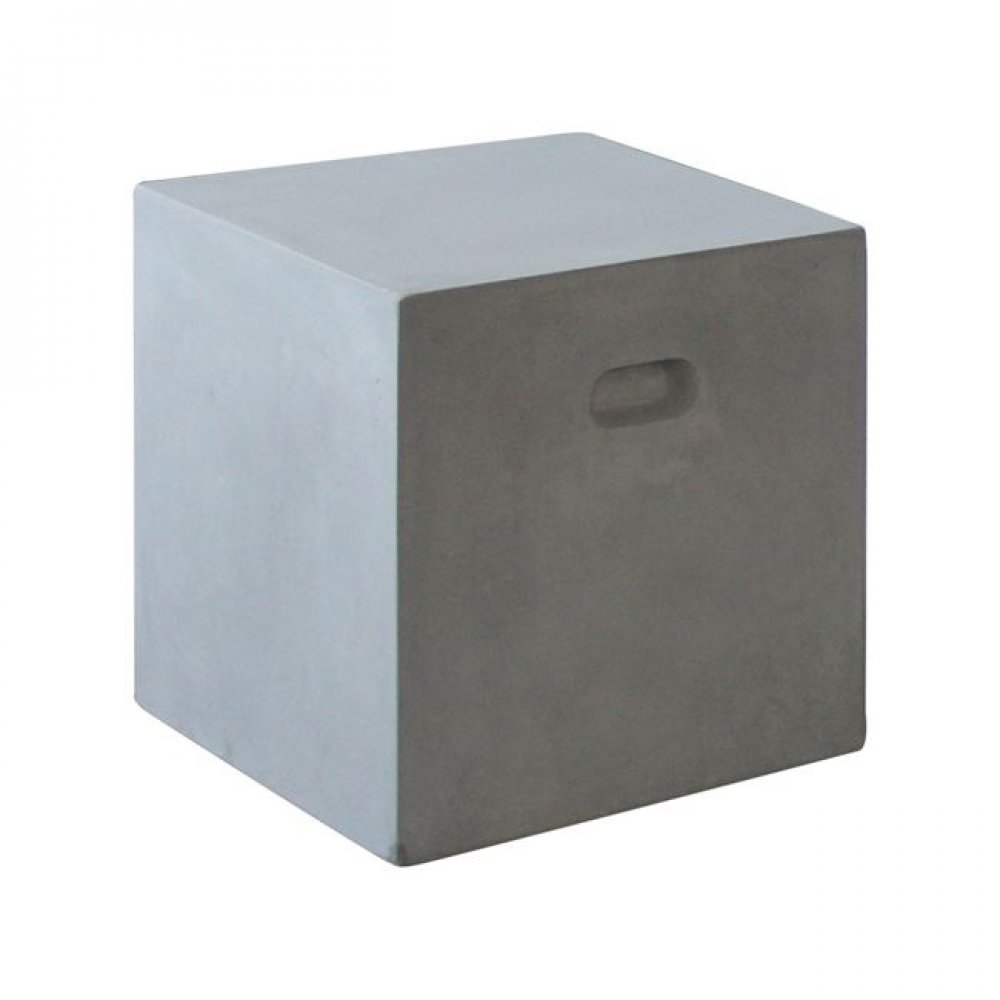 Σκαμπώ "CONCRETE CUBIC" από τσιμέντο σε γκρι χρώμα 37x37x40