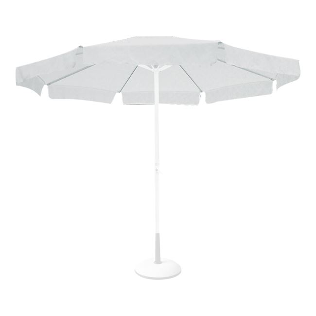 Ανταλλακτικό πανί ομπρέλας από ύφασμα σε χρώμα λευκό 300x300
