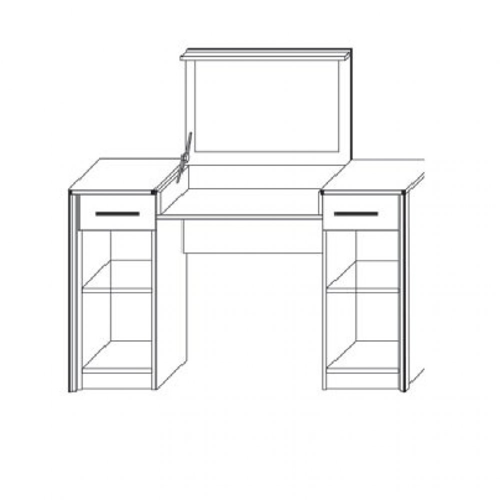 Συρταριέρα "SCARLET TOY" σε χρώμα σονόμα-βέγγε 122x46x76/117