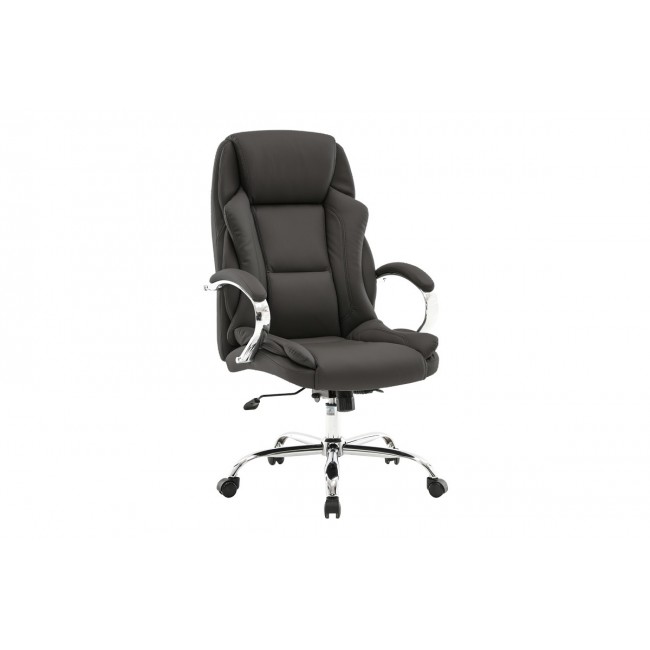 Καρέκλα γραφείου "VERXIAN" από pu σε μαύρο χρώμα 70x68x116