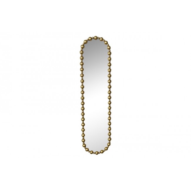 Καθρέπτης "BARIS" από μέταλλο σε χρυσό χρώμα 40x4.5x160