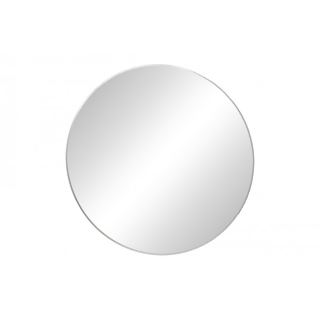Καθρέπτης "EMMETT" από αλουμίνιο σε ασημί χρώμα Φ80x2.5