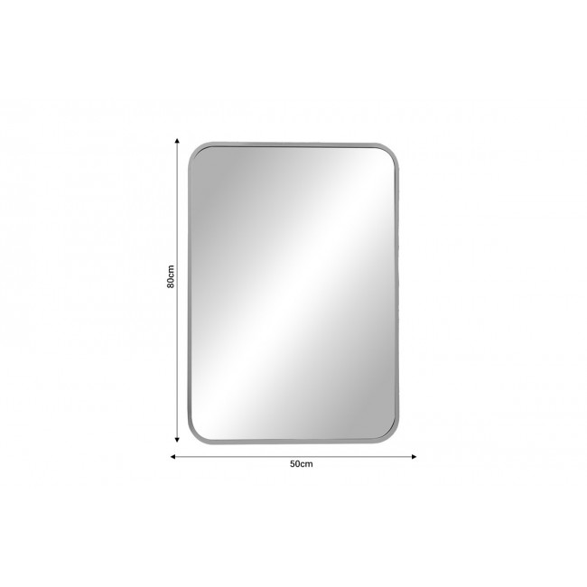 Καθρέπτης "CLASSY" από αλουμίνιο σε χρυσό χρώμα 50x2.5x80